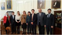 Delegation of Lomonosov University in...